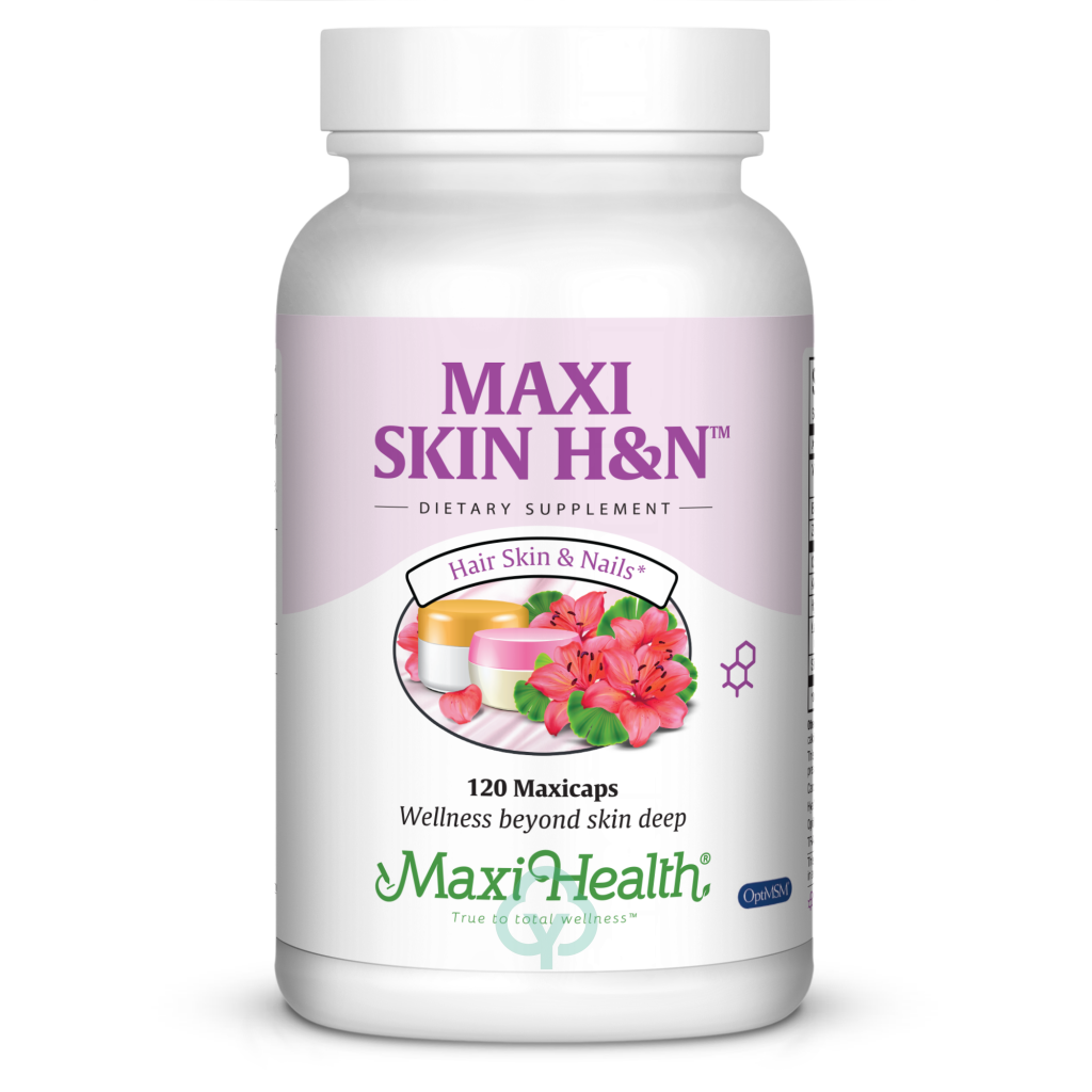 Maxi Health Skin H & N 120 Caps Hair Skin And Nails