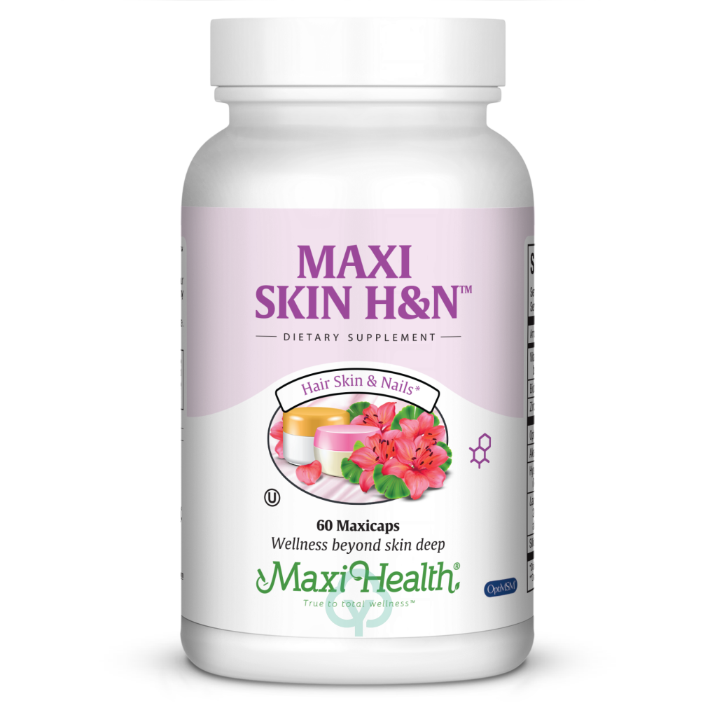 Maxi Health Skin H & N 60 Caps Hair Skin And Nails