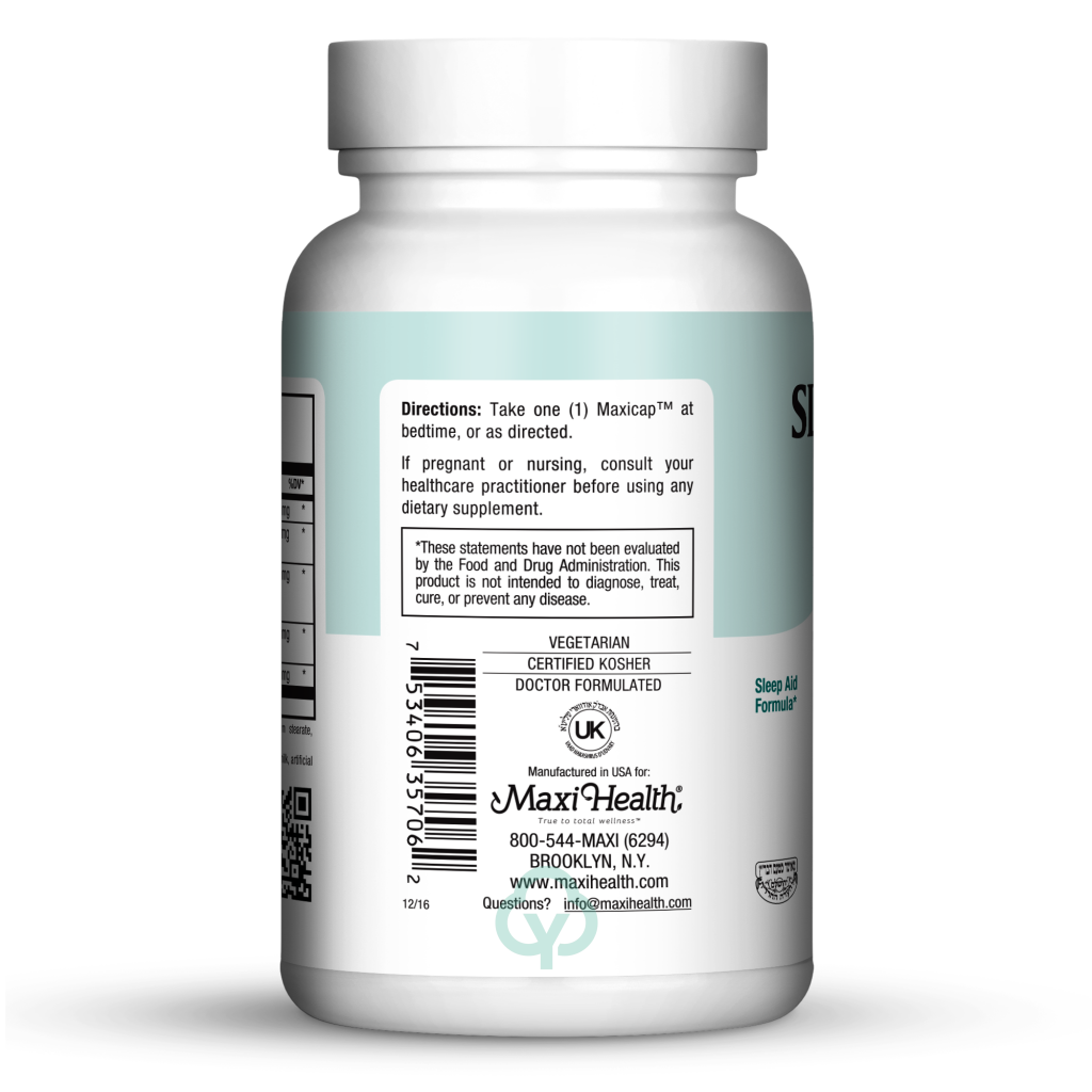 Maxi Health Sleep O Max 60 Caps Improves