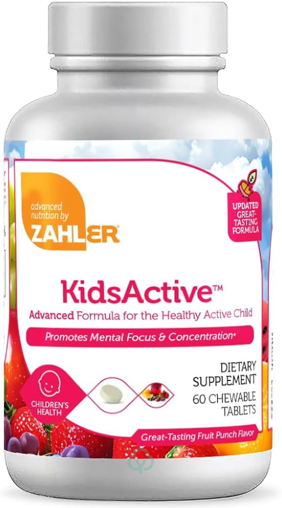 Zahler KidsActive (180) Chewable Tablets Abundant Energy