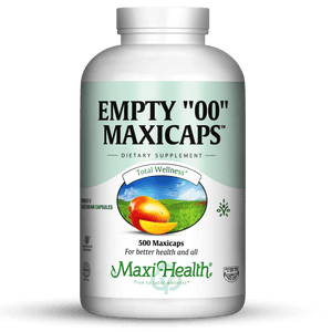 Maxi Health 00 Empty Maxicaps 500 Caps (Kosher For Passover) Vitamin
